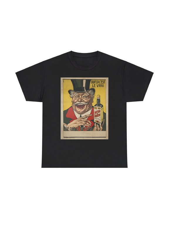 Bitter De Scheut 1920 Antique Belgian Advertisement Poster T-Shirt