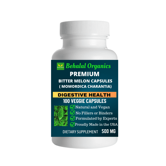 Bitter Melon 100 Quick Release Capsules - 500mg Per Capsule