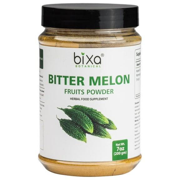 Bitter Melon Powder - 200g / 7 Oz ( Momordica Charantia / Karela Fruit Powder ) | Ayurvedic herb for Blood Sugar Glucose level Control & Improves Liver Function | Good For Skin and Stomach