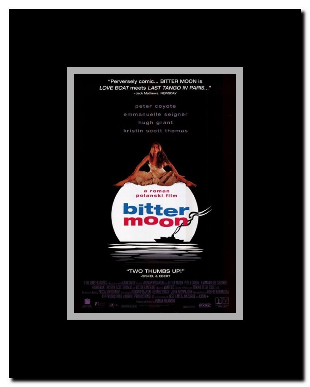 Bitter Moon Framed Movie Poster