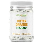 Bitter Orange Teabags - Pure Seville Orange Tea - 100% Natural Tea For Energy Vitamins Antioxidant Balanced Appetite - Uplifting Tea - 2 Gram Teabags - 48 Vegan Teabags