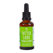 BitterLiebe Digestive Gut Herbal Drops   15 bitter herbs, Cravings, De-Bloating & Gas   Study-Based Formula   1.7 fl oz