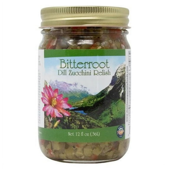 Bitterroot Relish, Dill Zucchini-12 oz