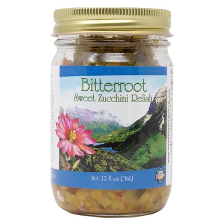 Bitterroot Relish, Sweet Zucchini-12 oz