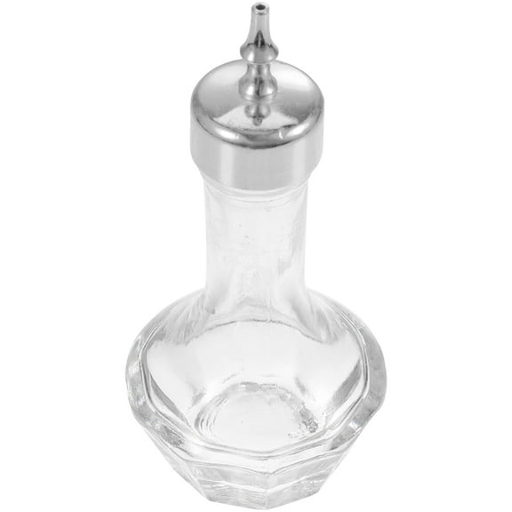 MLINS 1Pack Small Glass Bitters Bottle for Hotel Use Compact and Practical 5.11X2.36X2.36In
