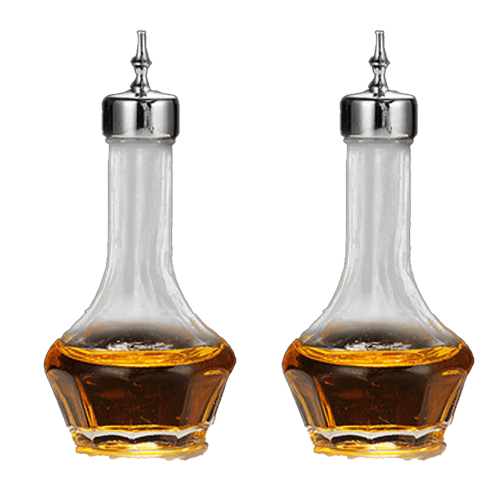 Bitters Bottle Set of 2 Dasher Bottles with Dasher Top Professional