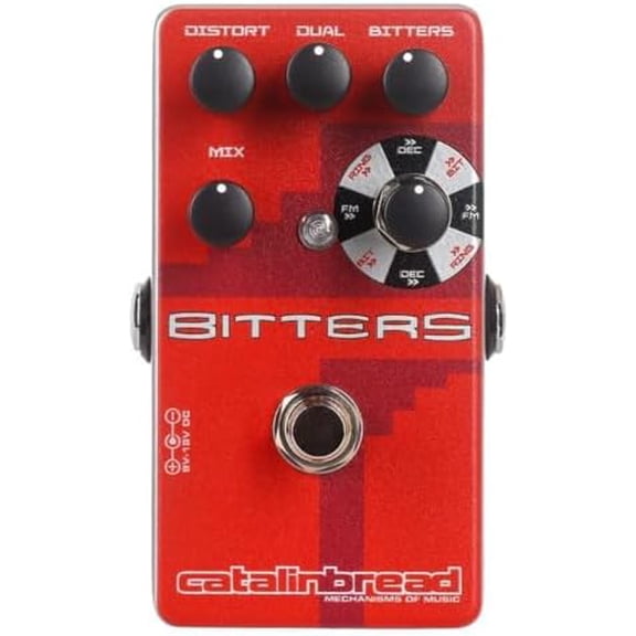 Bitters Multi-Effects Modulation Pedal for Synths, Drum Machines, DAWs, Electric Guitars, and Bass$$Music