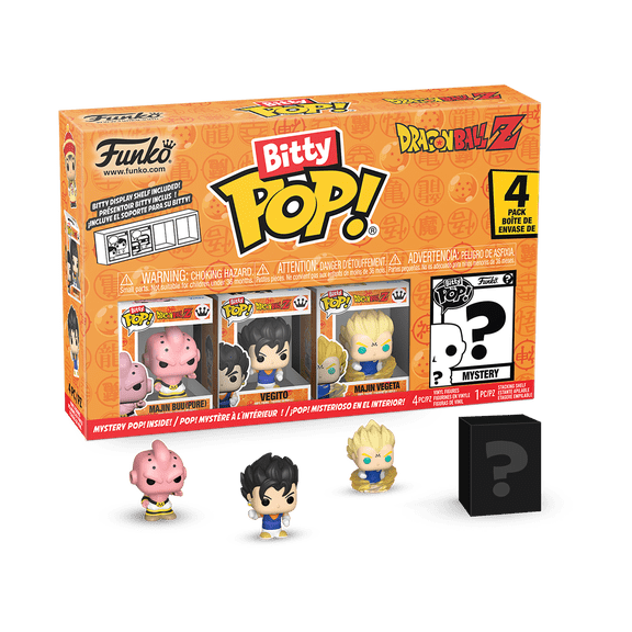 Funko Bitty POP! 4-Pack: Dragon Ball Z - Kid Buu Collectible Vinyl Mini-Figures