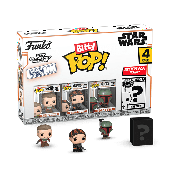 Funko Bitty POP! 4-Pack: Star Wars: The Mandalorian - Marshal Collectible Vinyl Mini-Figures