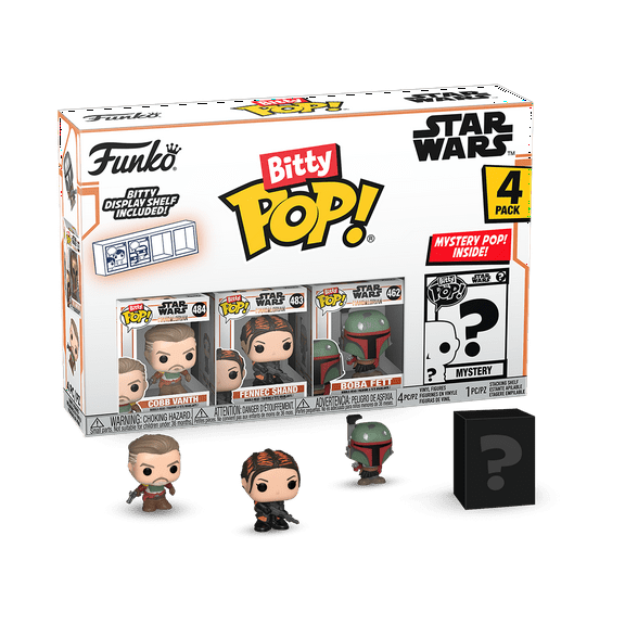 Funko Bitty POP! 4-Pack: Star Wars: The Mandalorian - Marshal Collectible Vinyl Mini-Figures