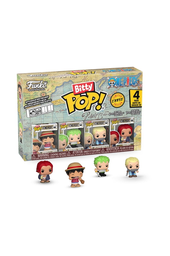 Bitty POP! 4-Pack: One Piece - Luffy Collectible Vinyl Mini-Figures