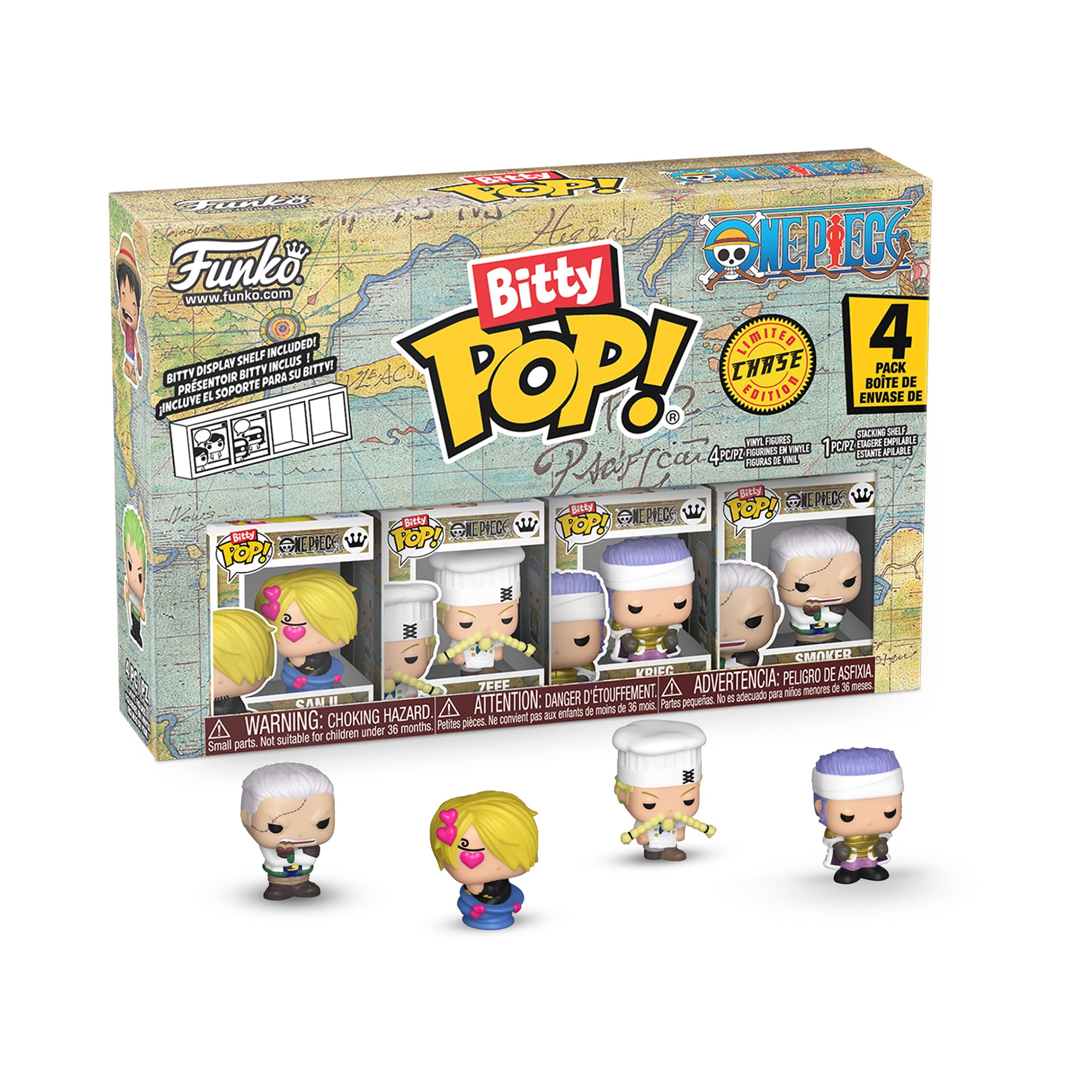 Funko Bitty POP! 4-Pack: One Piece- Sanji Collectible Vinyl Mini