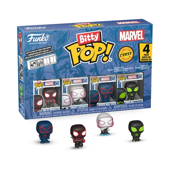 Funko Bitty POP: Spider-Man - Miles Morales Bitty POP 4-Pack, Vinyl Figures