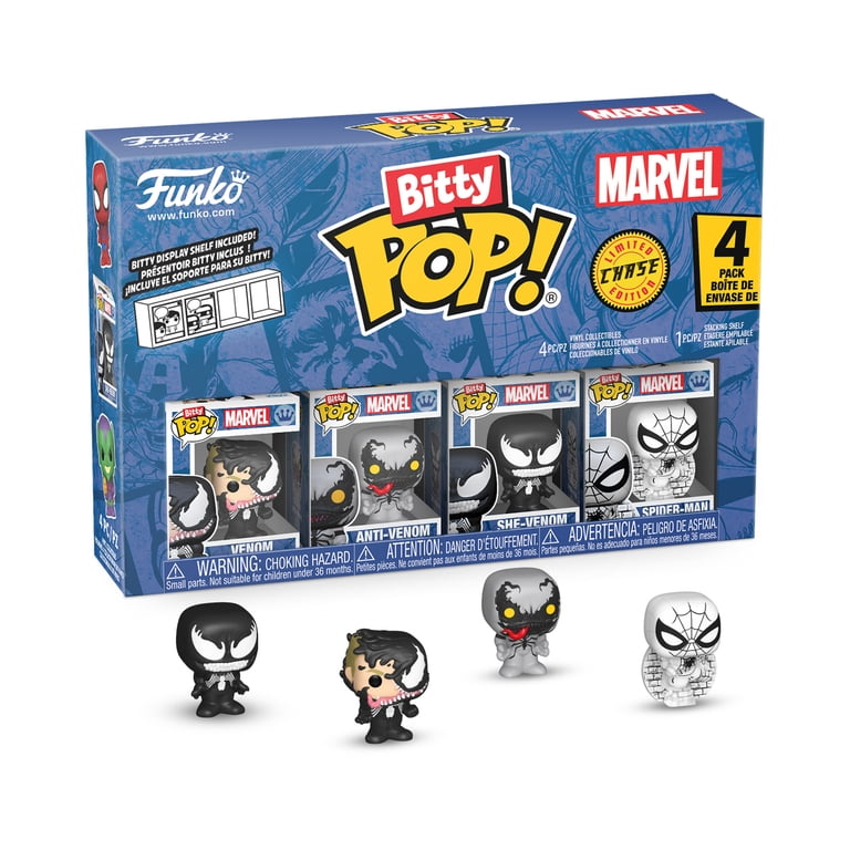 Funko Bitty POP: Spider-Man Venom 4-Pack, Vinyl Figures - Walmart.com