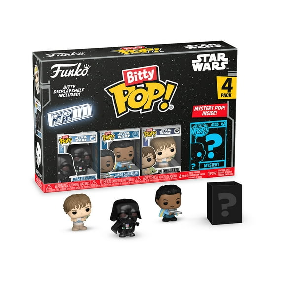 Funko Bitty POP: Star Wars Series 2- Darth Vader Bitty POP 4-pack, Empire Strikes Back, Vinyl Figure