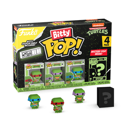 Funko Bitty POP! 4-Pack: Teenage Mutant Ninja Turtles - Donatello Collectible Vinyl Mini-Figures