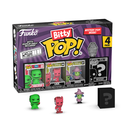 Funko Bitty POP! 4-Pack: The Nightmare Before Christmas - Oogie Boogie Collectible Vinyl Mini-Figures