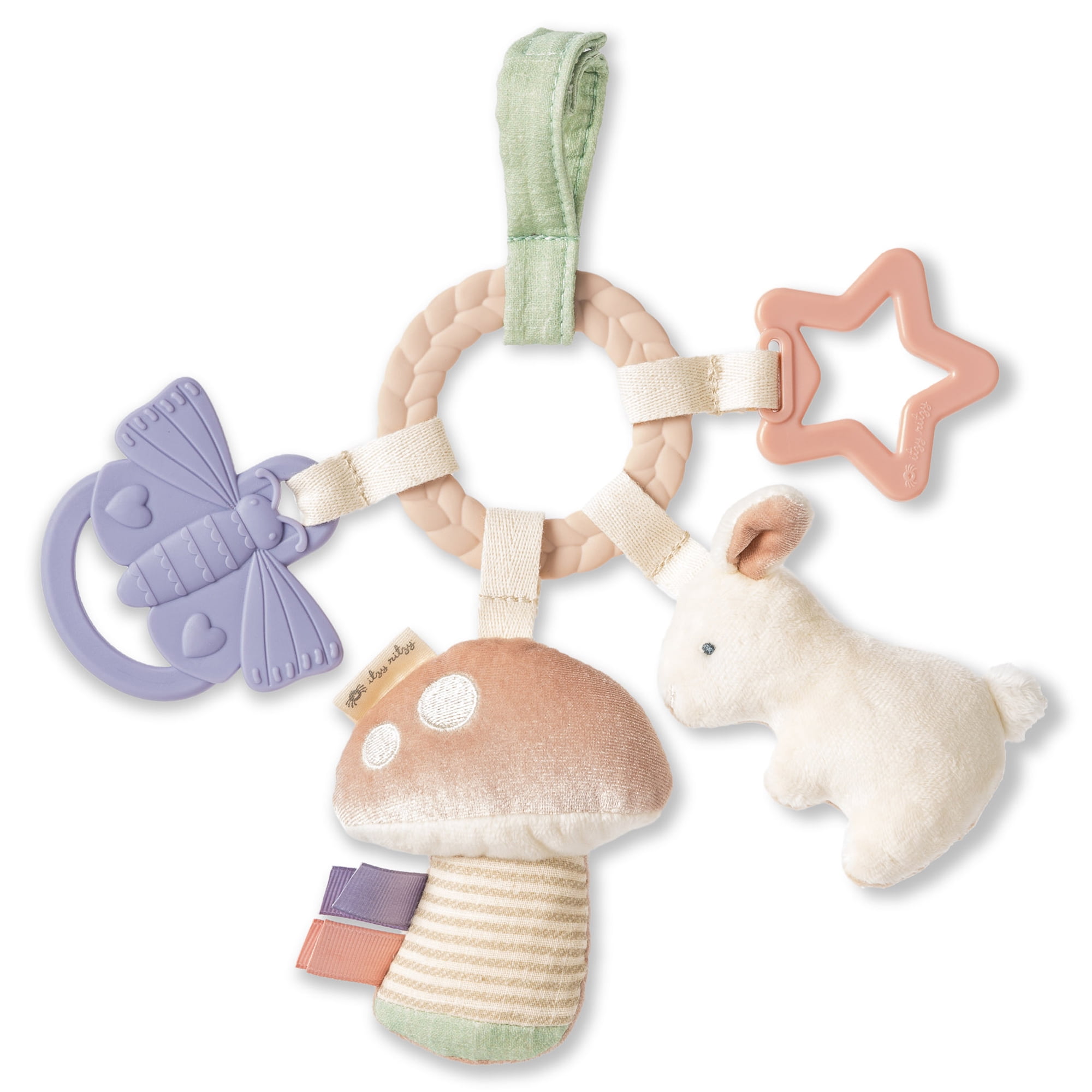 Itzy Ritzy Bitzy Busy Ring Bunny Teething Activity Toy