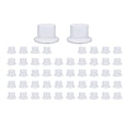 thumbnail image 1 of Biudunm Faucet Leak-Proof Sealing Gasket, 50 PCS Faucet Silicone Gasket Sealing Ring Rubber Cover, Faucet Washer Sealing Rings Silica gel Transparent, 1 of 6