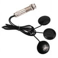 Biudunm Guitar Pickup Piezo Contact Microphone Pickup 3 Transducer