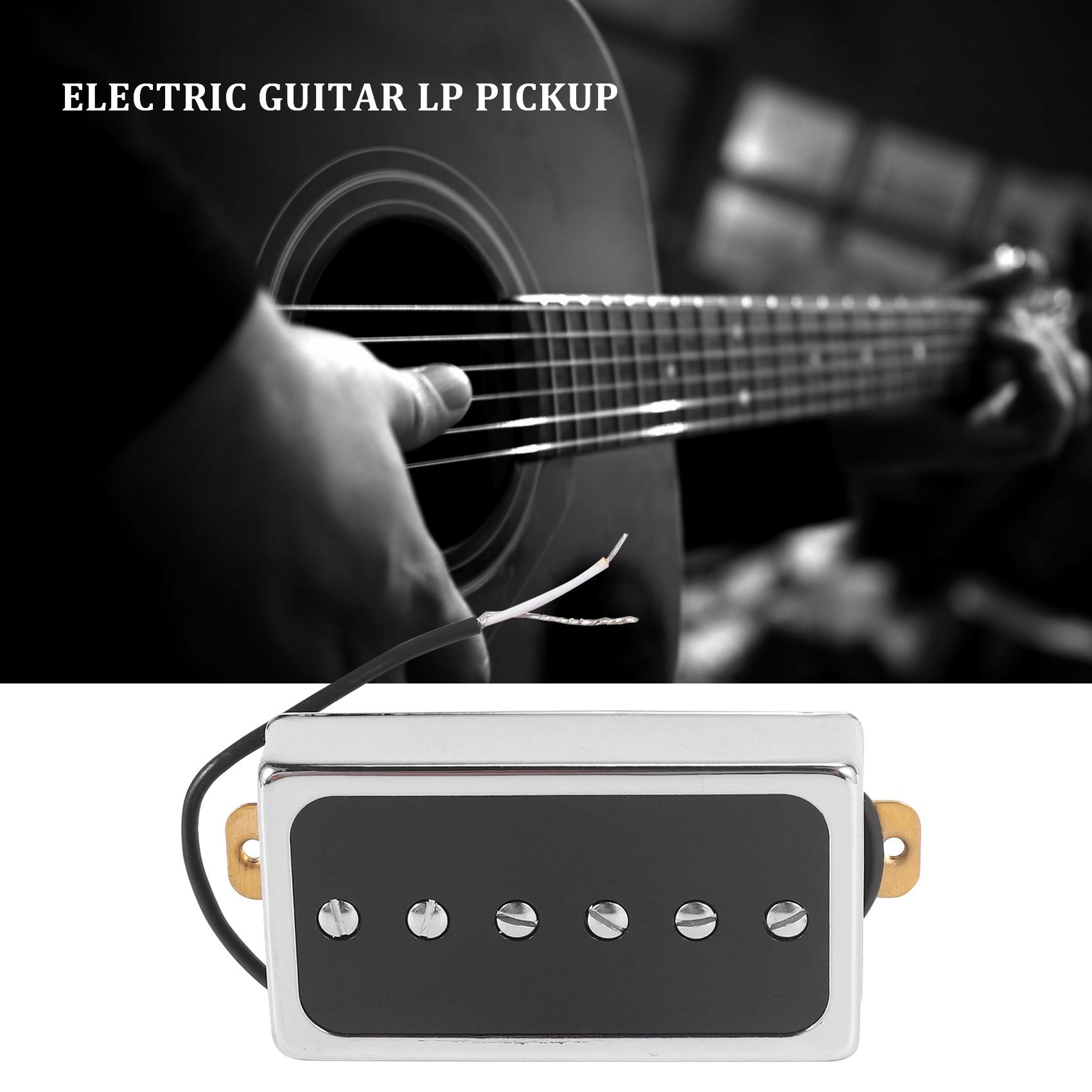 Biudunm P90 Electric Guitar Pickup Humbucker Size Single Coil Pickup Guitar Parts and