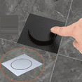 Biudunm Square Shower Floor Drain, Shower Floor Drain Kit, Sink Stopper