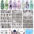 thumbnail image 1 of Biutee Nail Art Plates 15pcs Nail Stamping Kit Stamping Plates Tool Leaves Flowers Animal Image Stamp Templates Stamping Kit Nail Stamper Set with 1 Stamper + 2 Scraper + 1 Storage Bag, 1 of 9