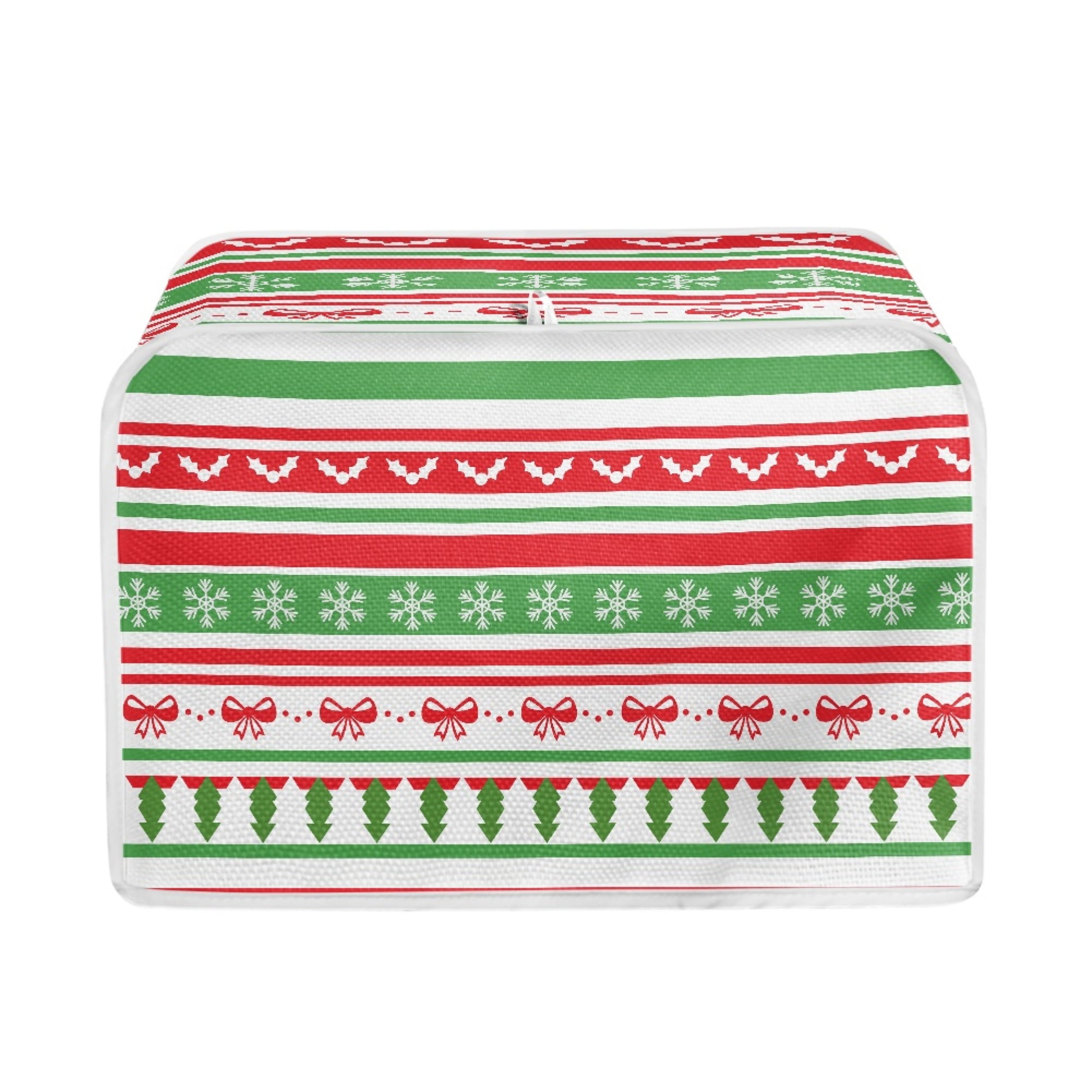 Bivenant Store 4 Slice Christmas Toaster Cover Waterproof Quilted Toaster Cover for Kitchen