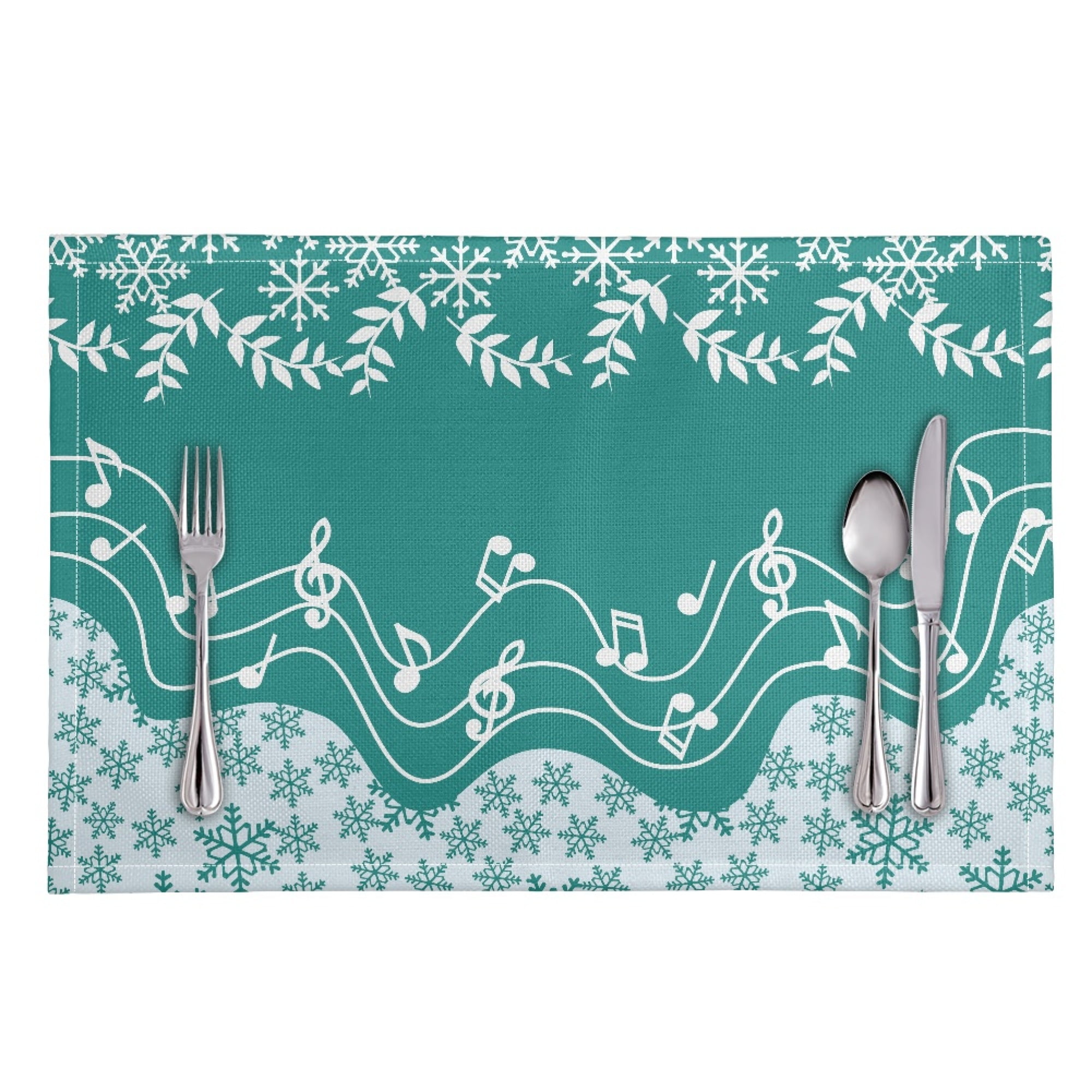 Bivenant Store Christmas Theme Home Placemat Protect Surface Heat and