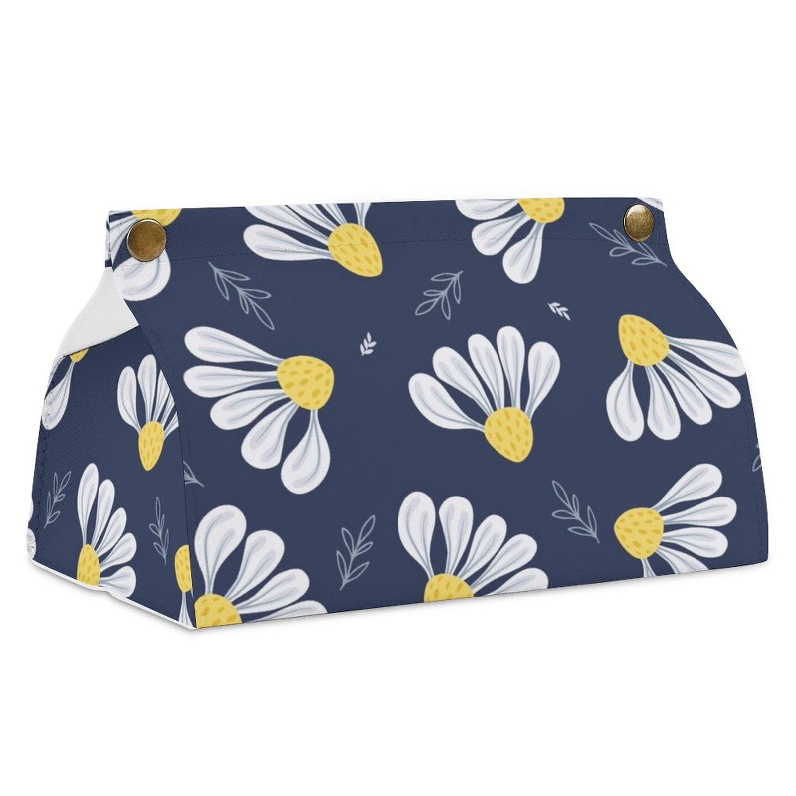 Bivenant Store Daisy Tissue Box Cover Tissue Box Holder for Bathroom