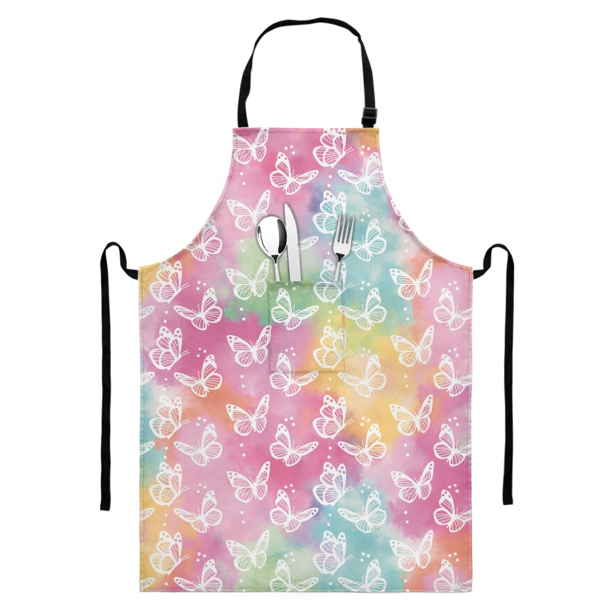 Bivenant Store Extra Large Tie dye Unisex Chef Apron Waterproof