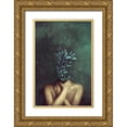 thumbnail image 1 of Bivolarska, Sima 11x14 Gold Ornate Wood Framed with Double Matting Museum Art Print Titled - In My Head Butterflies, 1 of 4