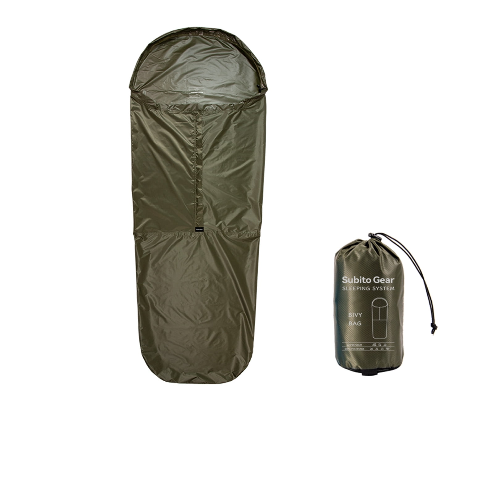 Bivy Sack, Waterproof Sleeping Bags Ventilate Bivy Bag, Lightweight Outdoor Survival Gear - for Adventure, Camping & Emergency