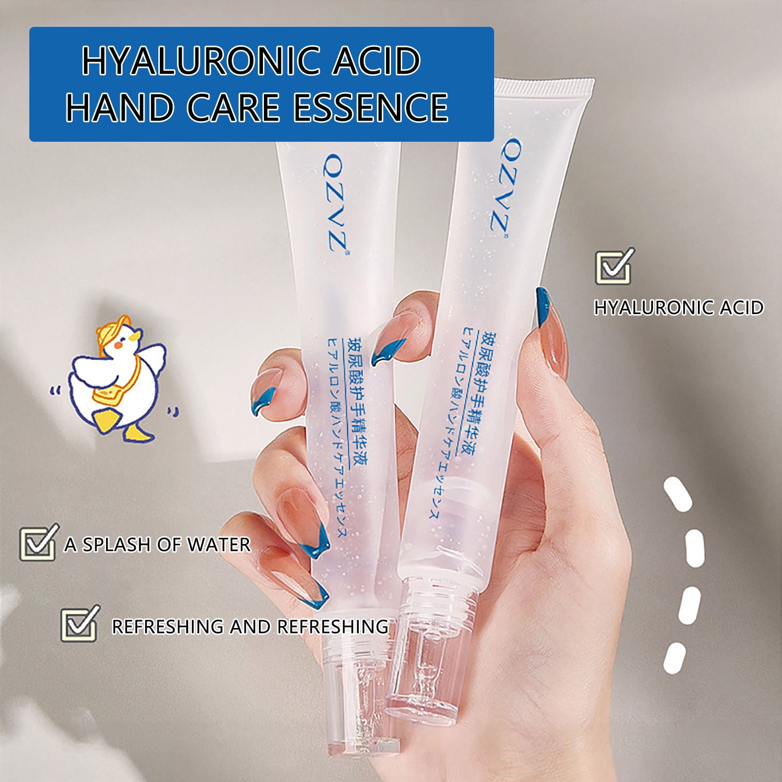 Biweutydys Hyaluronic Acid Hand Cream Essence Moisturizing And Moisturizing Hand Cream, Body