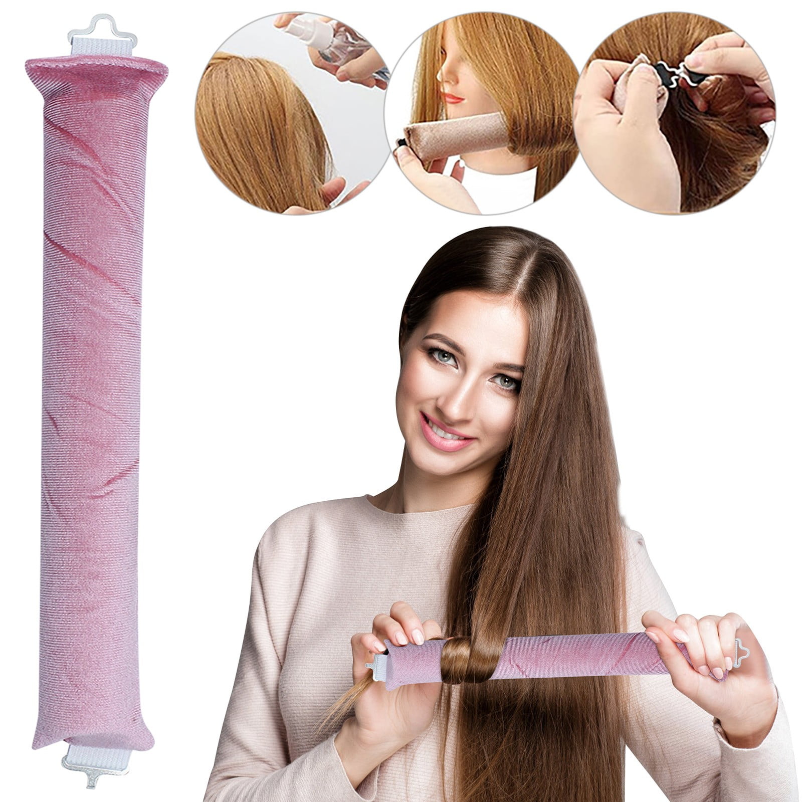 Biweutydys No Heat Curler Overnight No Heat Curling Stick Suitable For