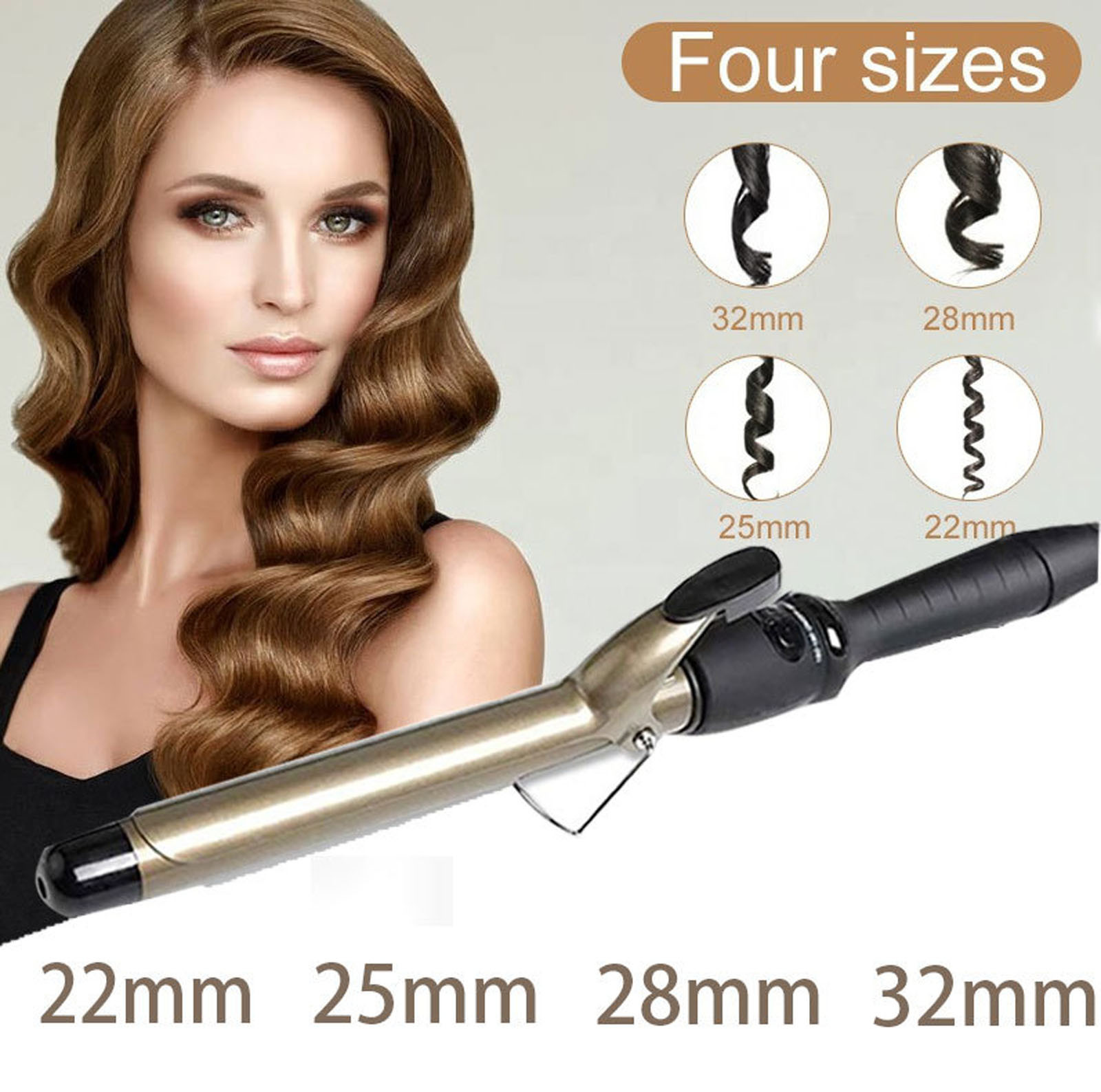 Biweutydys Straight Hair Comb Without Damaging Hair, Straight Curl Purpose Curling Rod, Straight