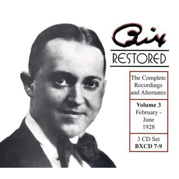 Bix Beiderbecke - Bix Restored, Vol. 3 - Jazz - CD