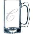 thumbnail image 1 of Bix Script Etched Monogram 25oz Libbey Sports Beer Mug Letter C, 1 of 1