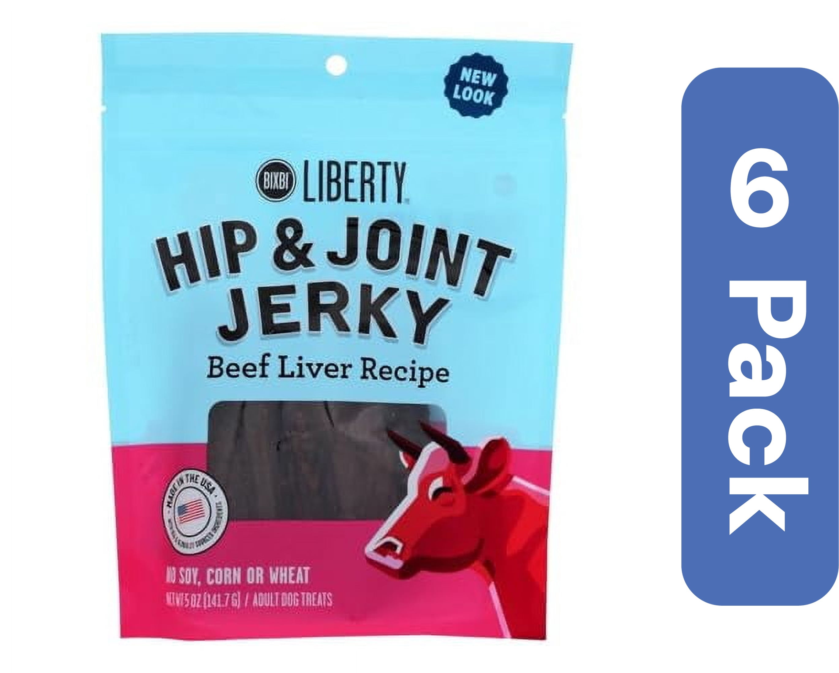Bixbi - Jerky Hip & Joint Beef - Case of 6-5 OZ