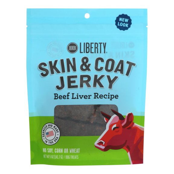 Bixbi - Jerky Skin & Coat Bf Livr - Case of 6-5 OZ