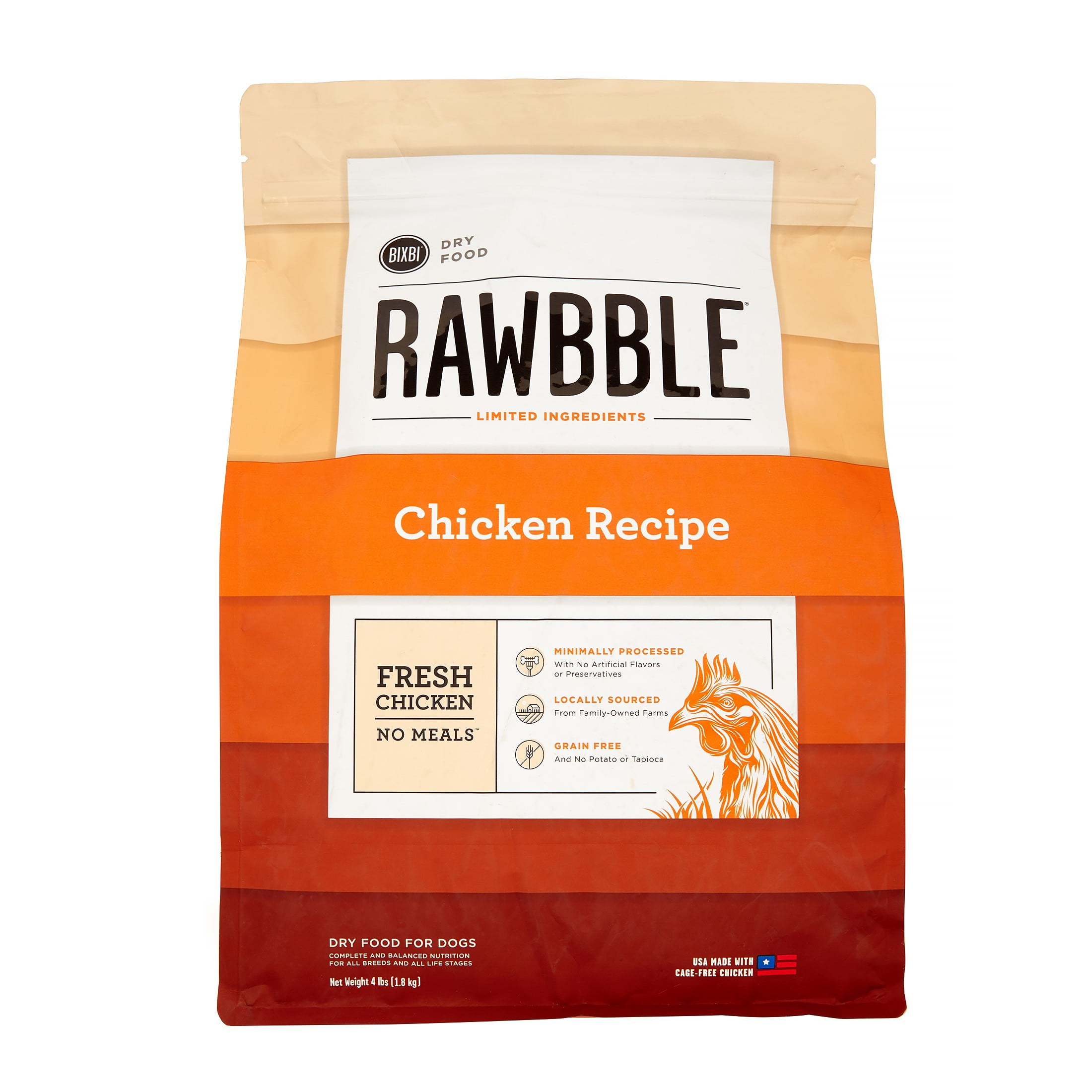 Bixbi Rawbble Limited Ingredients GrainFree Chicken Recipe Dry Dog