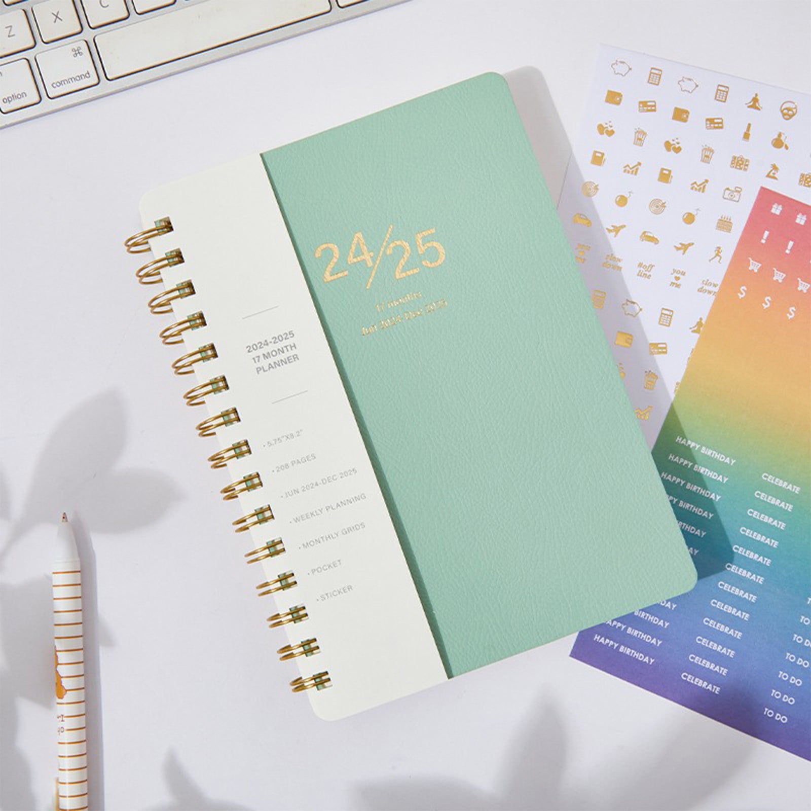 Bixock 2025 New Year Calendar Gifts 20242025 Planner Academic Planner