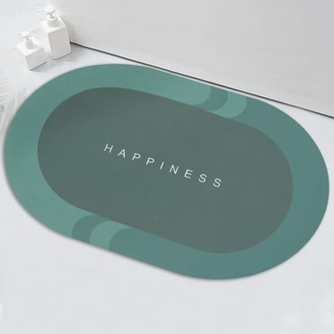 Bixock Bath Rugs Quick-Dry, Non-Slip, Absorbent Thin Diatomaceous Earth Bath Mat for Bathrooms - Washable Shower Floor Mat