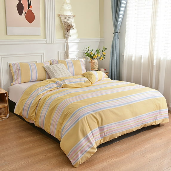 Bixock Bedding Blanket Summer Twin Comforter Cover-friendly Brushed Twin Comforter Cover All Seasons-friendly Soft Bedding Double Duvet Cover Fresh Patterns