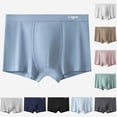 thumbnail image 1 of Bixock Boxer Briefs for Men,Men's Underwear Solid Color Soft Stretch Breathable Briefs, 1 of 4