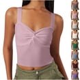 thumbnail image 1 of Bixock Camisole Tops for Women,Slim Fitting Blouse,Solid Color V-Neck Camisole Sleeveless Layering Basic Fashion Wear Tops, 1 of 5
