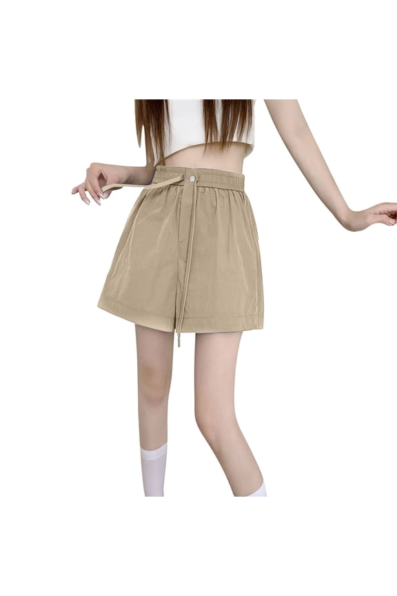 Cargo for Women,Joggers for Women,Pants for Women Cargo Shorts High Waisted Loose Wide Leg Mid Length Sports Casual Daily Leisure Wear Pants