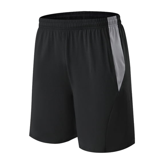 Bixock Casual Pant for Men,Short Pants for Men,Men's Solid Color Soft Brushed Pants with Elastic Waist and Kangaroo Pocket Cozy Shorts