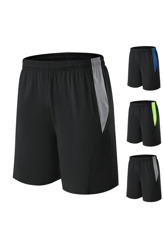 Casual Pant for Men,Short Pants for Men,Men's Solid Color Soft Brushed Pants with Elastic Waist and Kangaroo Pocket Cozy Shorts