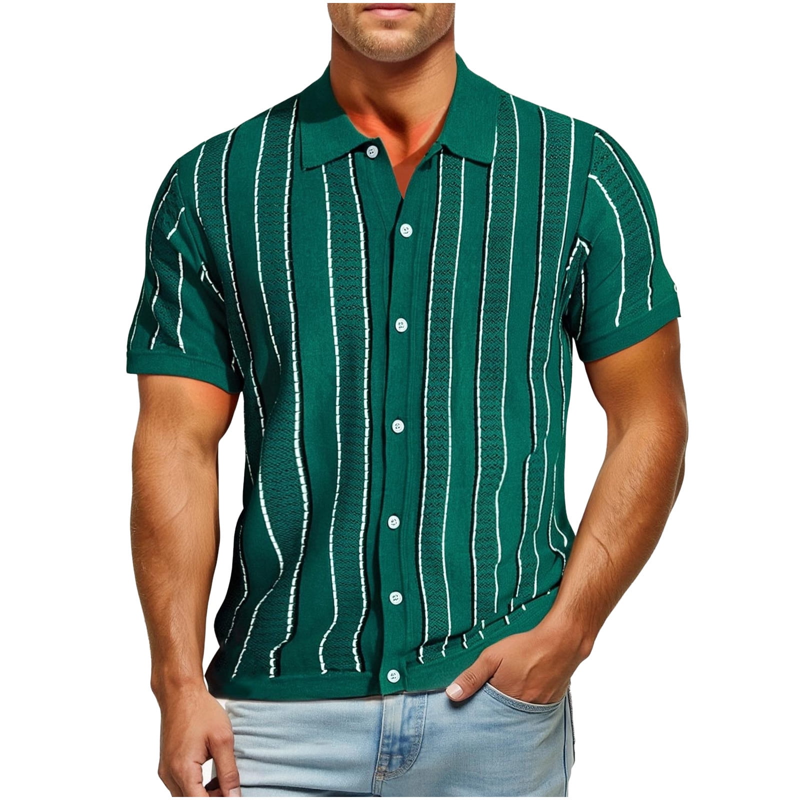 Bixock Casual Tops for Men,Short Sleeve Shirts for Men,Shirts for Men ...